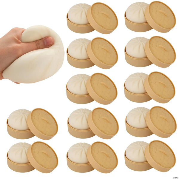 Steamed Bao Bun Squishy Stress Toy | Food Squishy - Blazing Dealz LLC