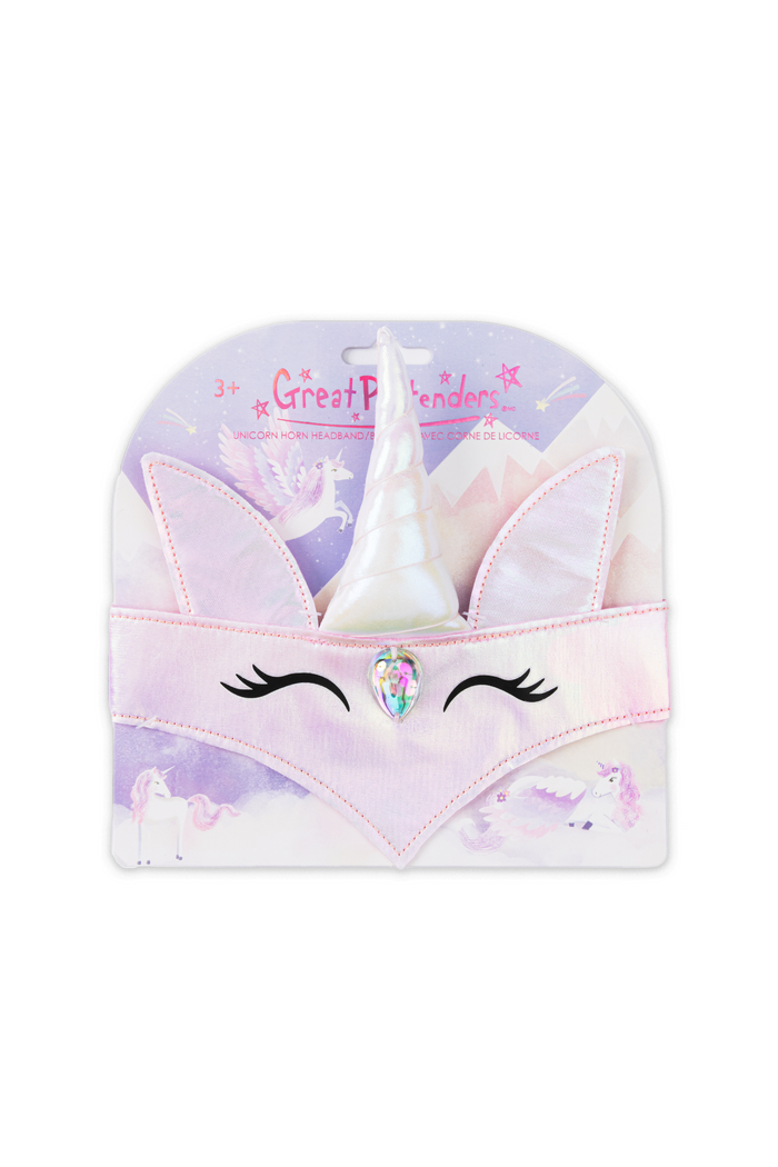 Great Pretenders Unicorn Horn Headband girls dress-up hair accessory magical