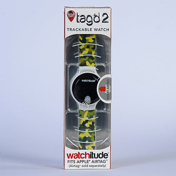 Watchitude Tag'd 2 Trackable Kids Watch fits Apple AirTag assorted colors