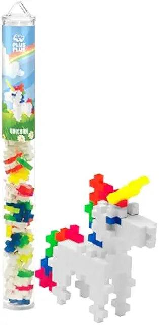 Plus-Plus 3D building block Unicorn mini maker tube 70 interlocking pieces STEM toy
