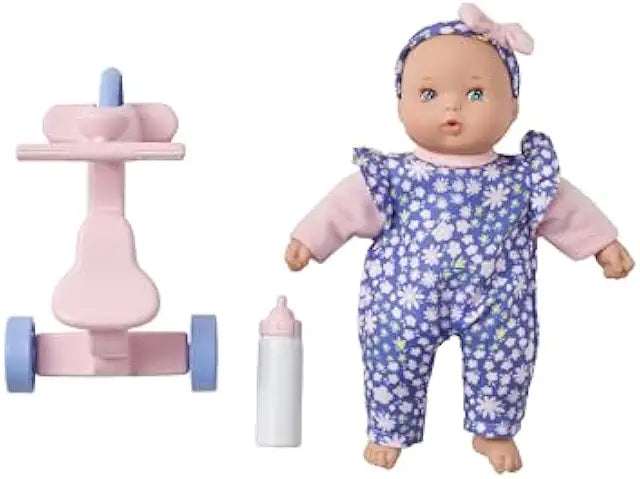 Madame Alexander 8 inch Little Cuties Tricycle Playset baby doll