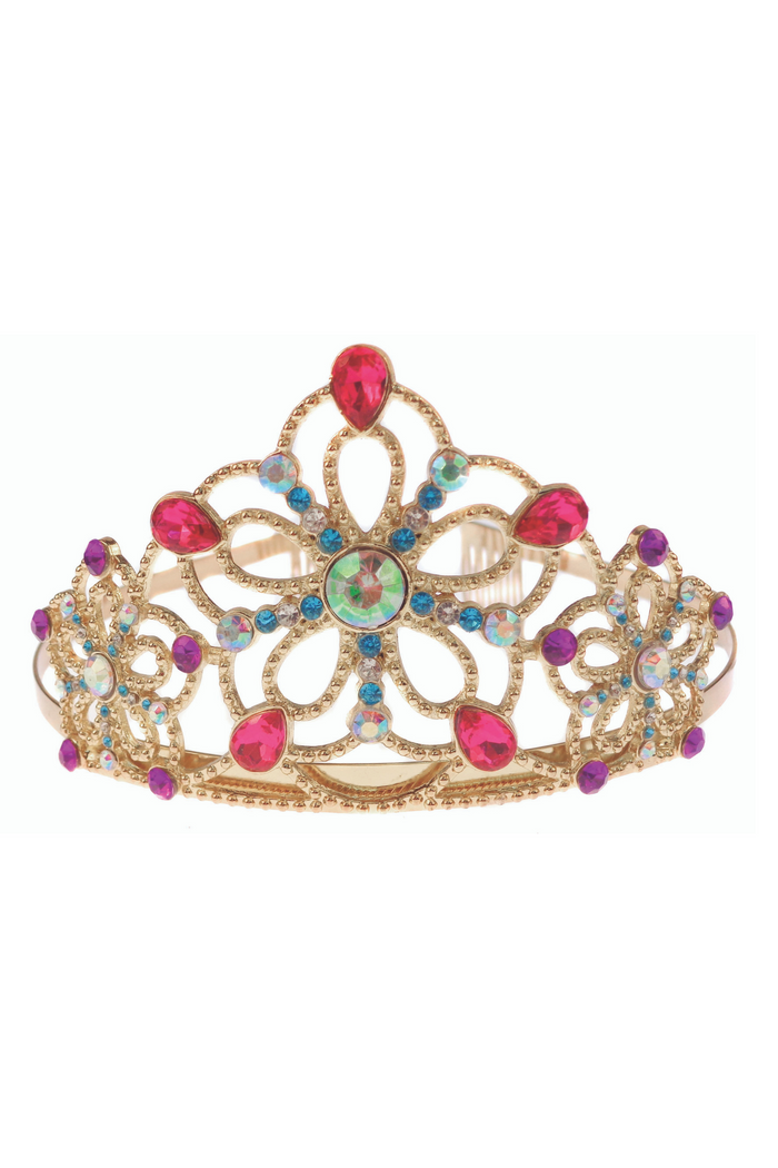 Great Pretenders Be Jewelled Gold Tiara princess dress-up accessory