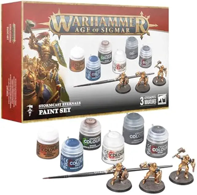 Stormcast Eternals and Paint Set - Warhammer Age of Sigmar Hobby Starter (2024 3rd Edition)