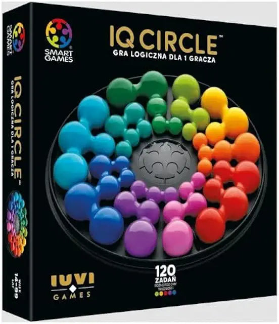 SmartGames IQ Deluxe Circle 120 challenges travel logic puzzle ages 14+