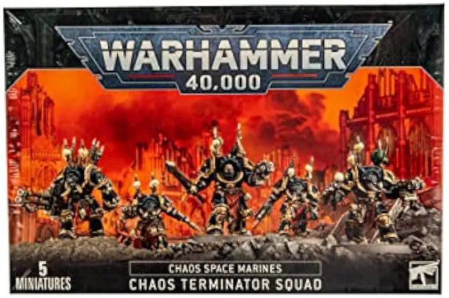 Chaos Space Marines: Terminators - Warhammer 40,000 Miniature Kit