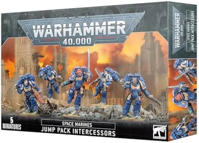Space Marines: Assault Intercessors with Jump Packs - Warhammer 40,000 Miniature Kit