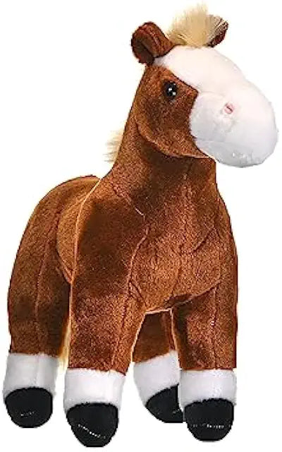 Horse Plush 12 inch, Stuffed Animal, Plush Toy, Gifts for Kids, Cuddlekins, Brown 12 Inches | Toys & Games Christmas Large Standard-Size Non-Media