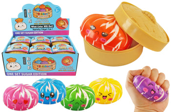 Dumpling Squishy (Patterns) 3 Inch - Which Color Will You Get?