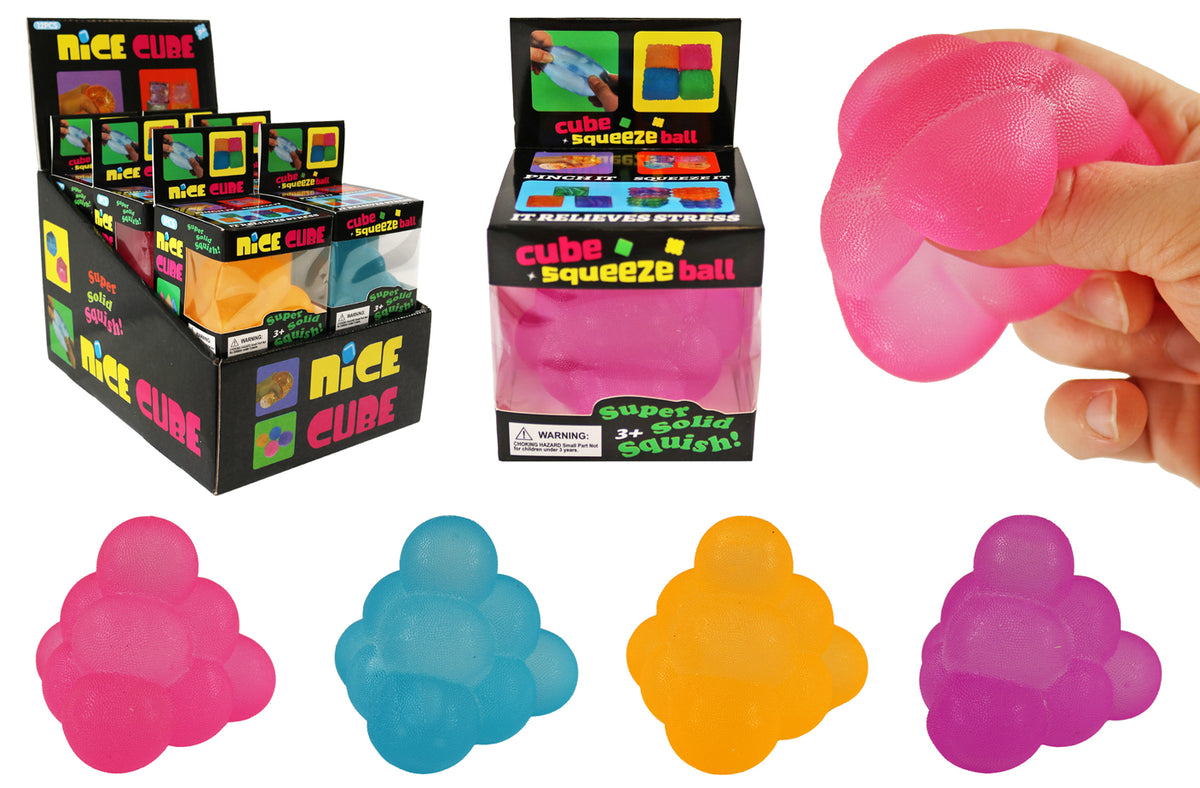 Sugar Dough Squish Pyramid 2" - Assorted Translucent Colors