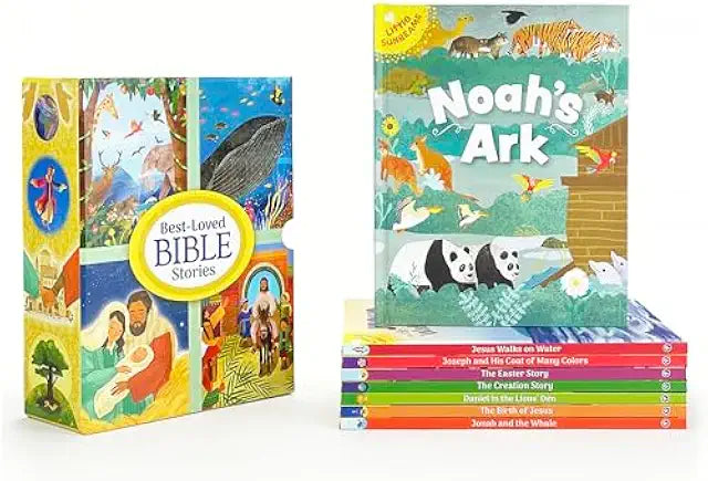 Best-Loved Bible Stories 8-book library boxed gift set children Christian