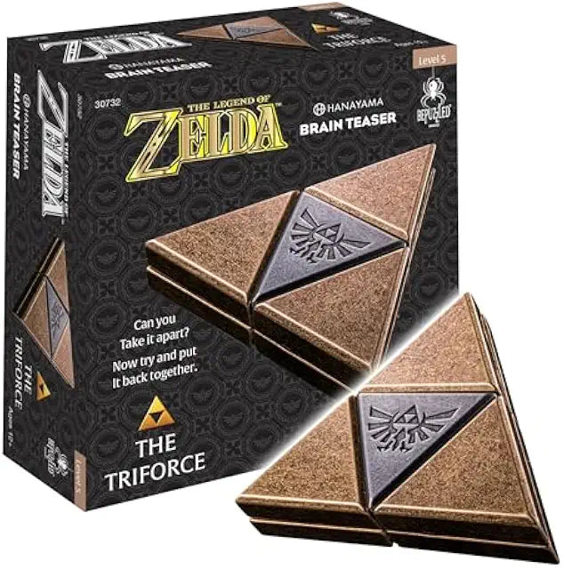 BePuzzled Legend of Zelda Triforce Hanayama cast metal brain teaser Mensa level 5