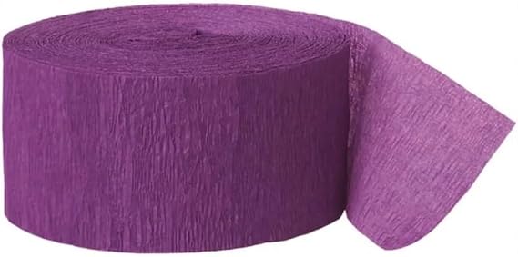 Pretty Purple Crepe Streamer - 81 ft (1 Count)