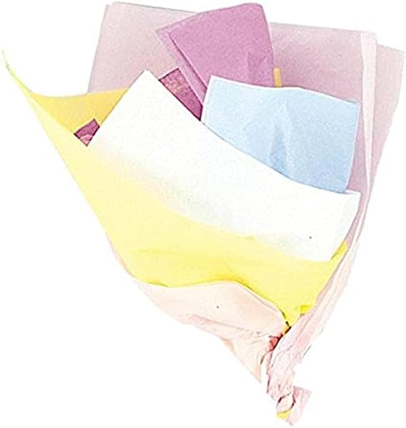 Assorted Pastel Color Tissue Sheets - 20&quot; x 26&quot;, 10 Count