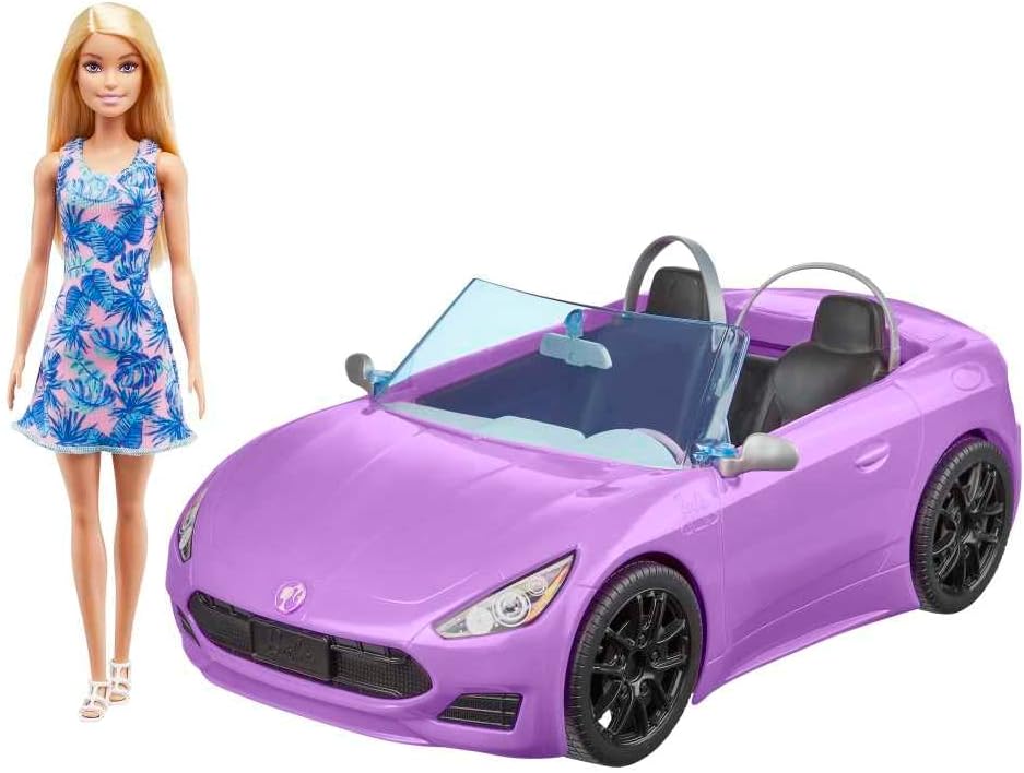 Barbie - Purple Convertible, Multicoloured