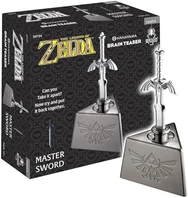 BePuzzled Legend of Zelda Master Sword Hanayama cast metal brain teaser Mensa level 6