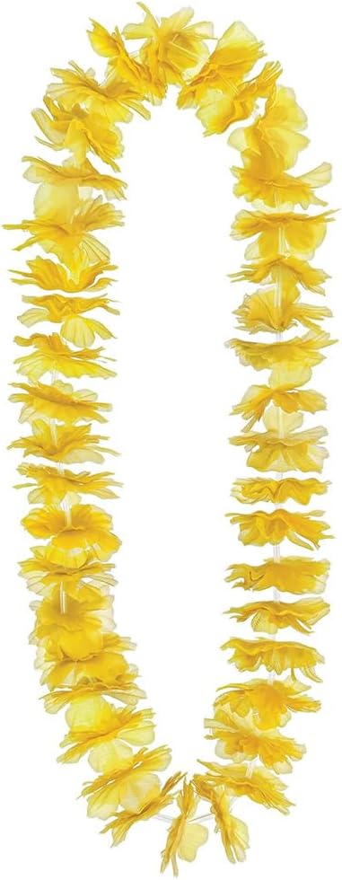 40&quot; Yellow Hawaiian Lei (1 Count)