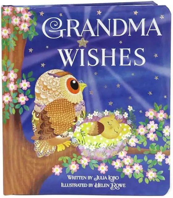 Grandma Wishes Love You Always padded board book ages 1-5 gift grandma