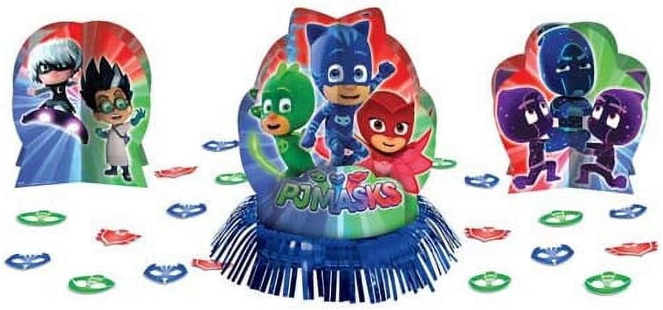 PJ Masks Table Decorating Kit, 1 Pack (23 pcs), Party Favor