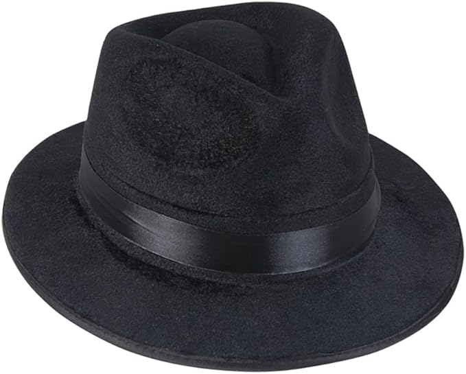 Black Fedora Hat, 1 Per Order