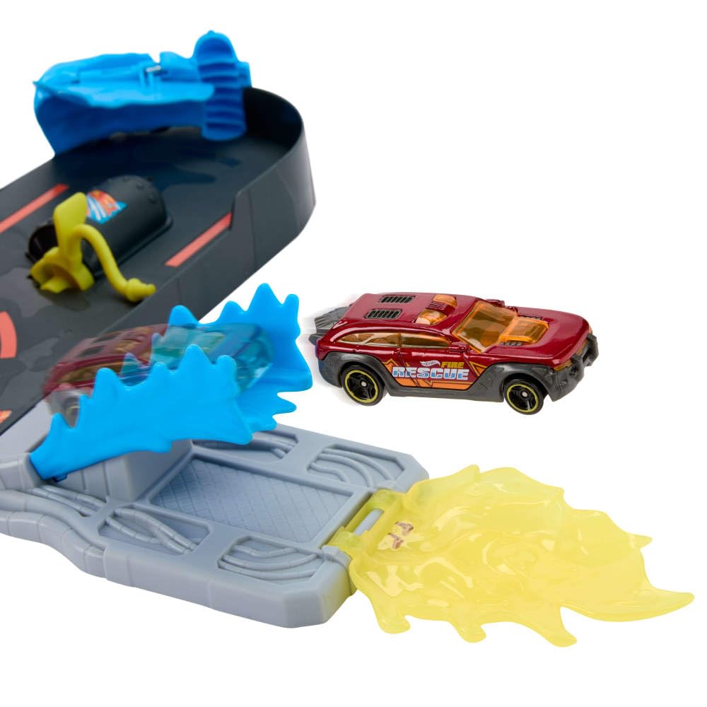 Hot Wheels City Super Fire Station Rescue Playset with Fire Truck - image 3