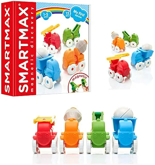 SmartMax My First Vehicles Magnetic Building Set STEM learning toy ages 1-5