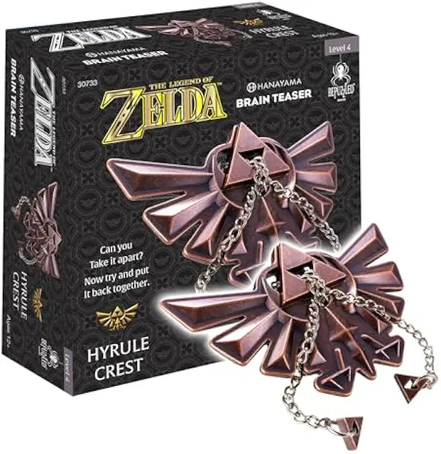 BePuzzled Legend of Zelda Hyrule Crest Hanayama cast metal brain teaser Mensa level 4