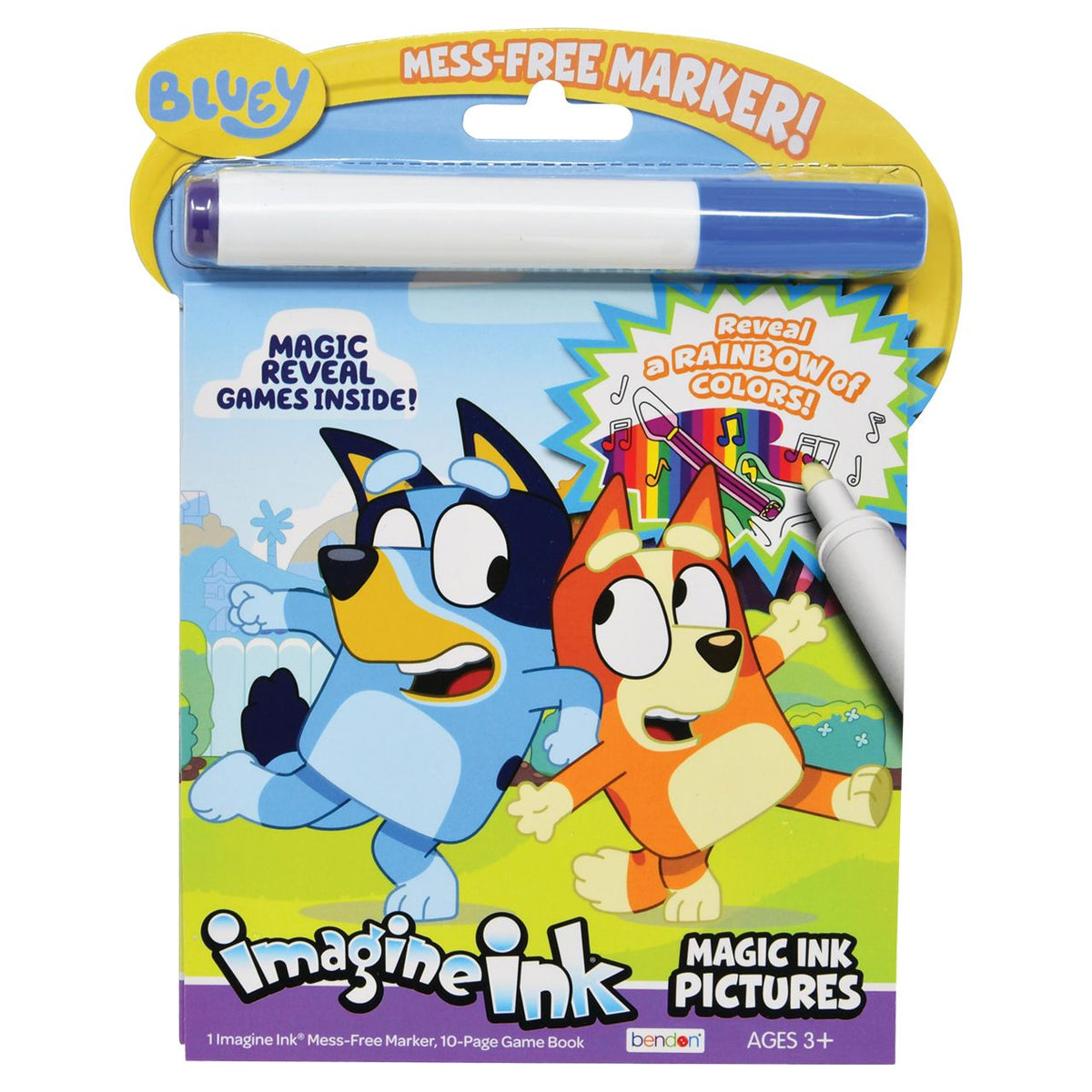Bluey Imagine Ink Magic Ink Pictures - Mess free Marker