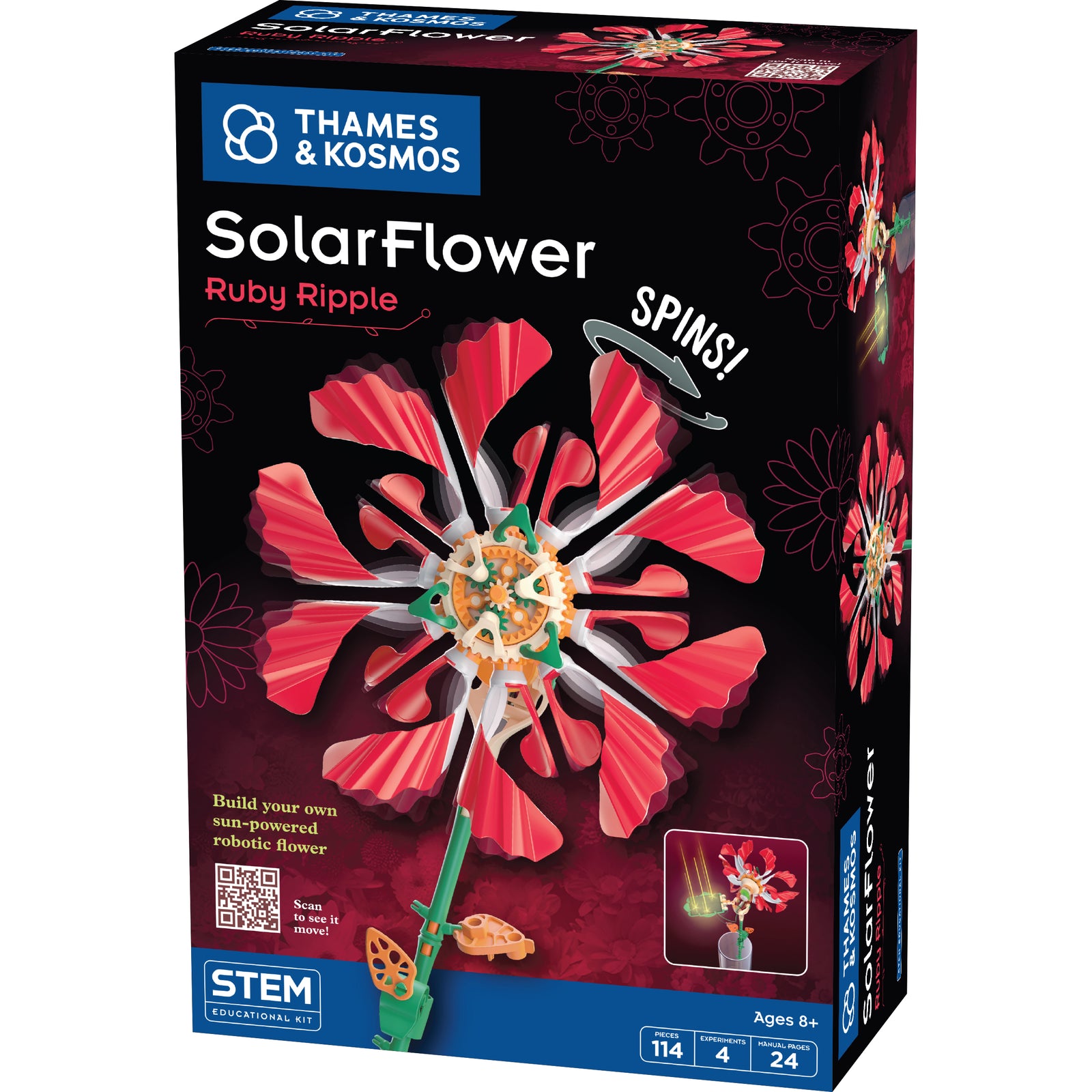 Thames & Kosmos SolarFlower Ruby Ripple STEM Kit