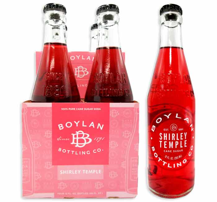 Boylan Shirley Temple Soda - 12 oz Glass Bottle - Premium Craft Soda