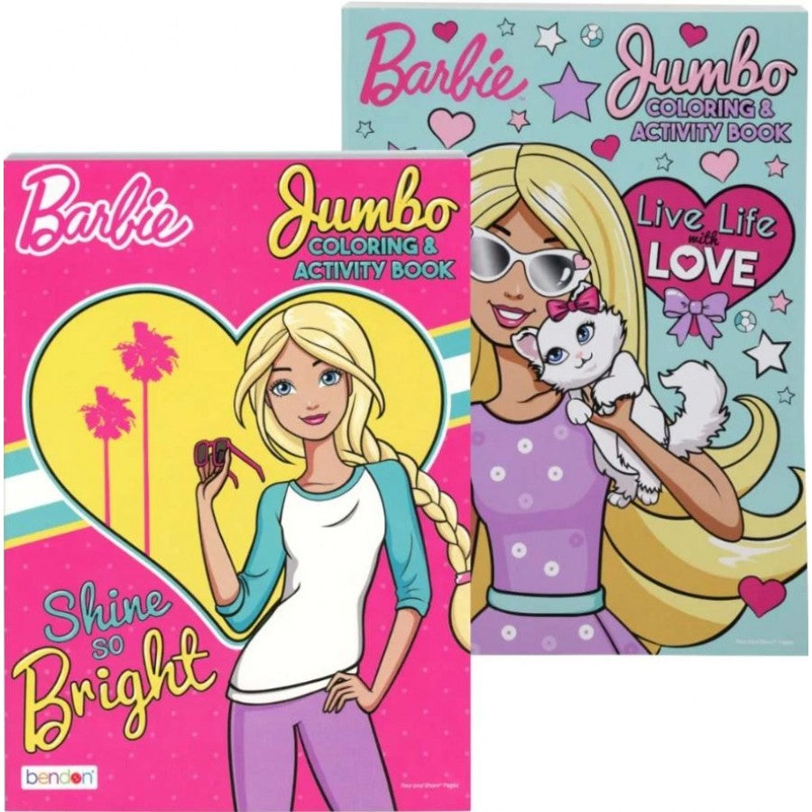 Barbie 80 page Coloring Book Assorted Styles