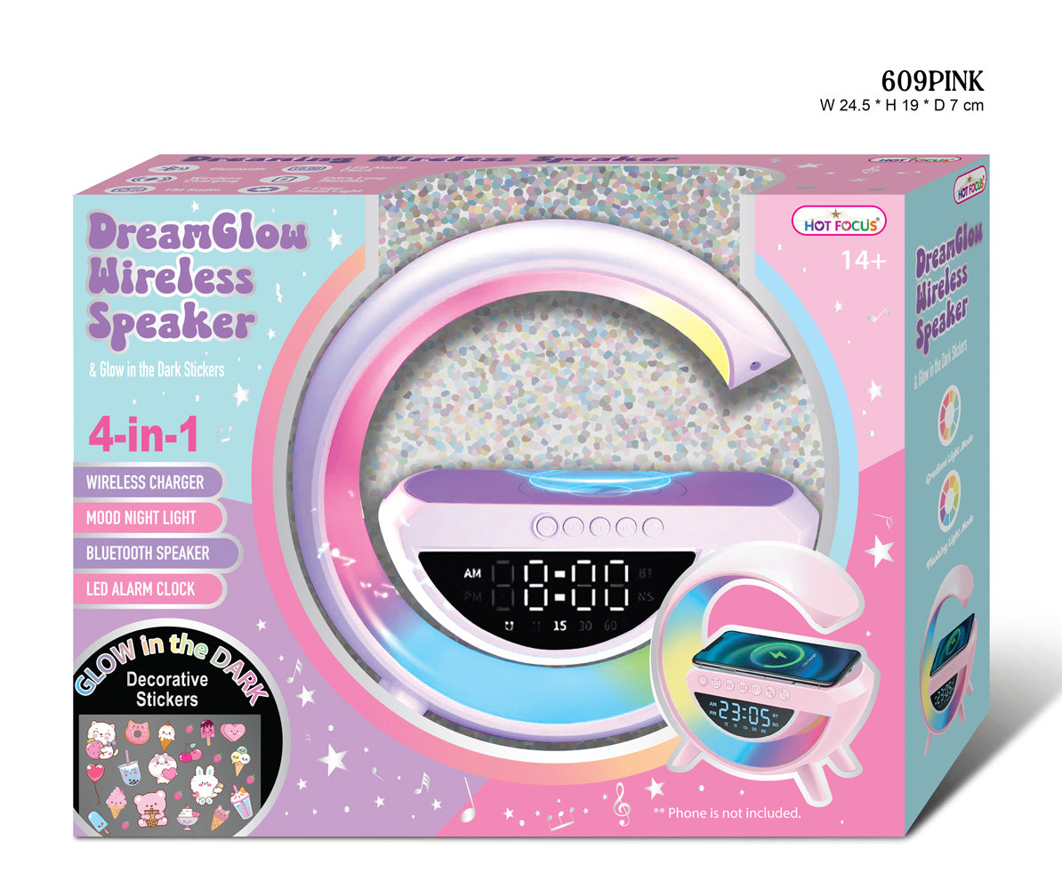 Hot Focus Dreaming Wireless Bluetooth Speaker Pink girls tech accessory