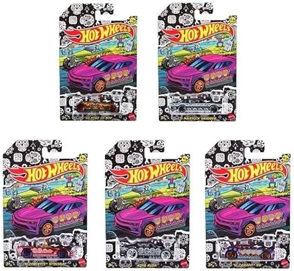 Hot Wheels 2021 Dia De Los Muertos Halloween Diecast Assorted Vehicles from DXT91-956D 1st Release