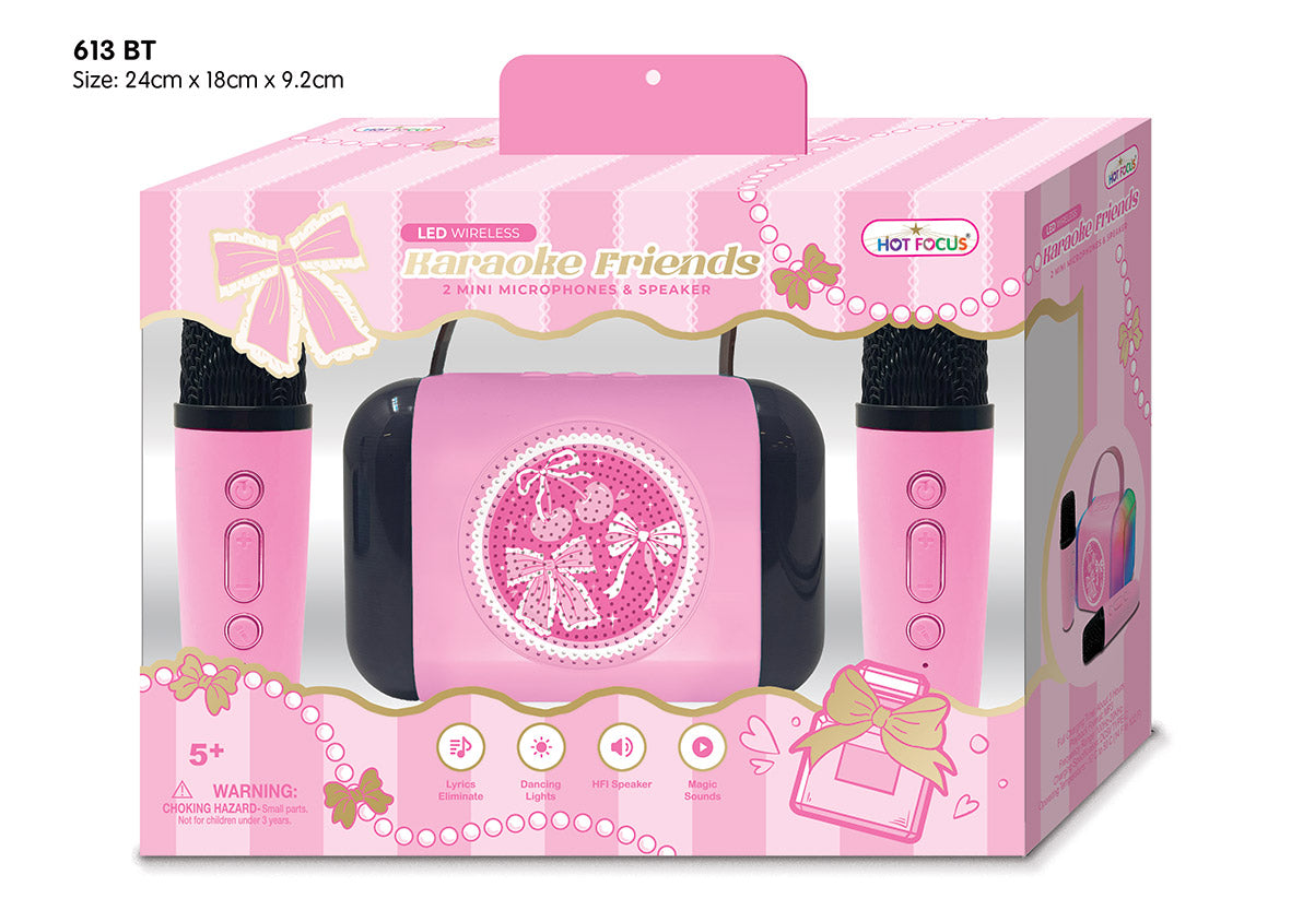 Hot Focus Karaoke Friend Microphone Bowtiful girls karaoke toy singing