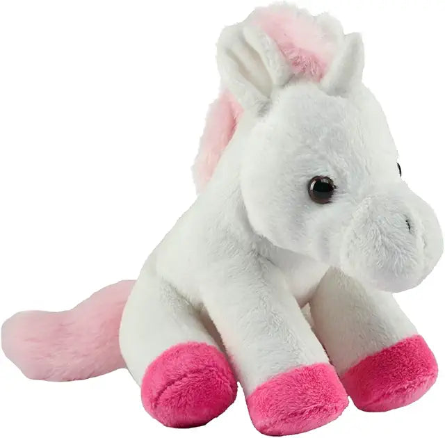Pocketkins Eco Unicorn White, Stuffed Animal, 5 Inches, Plush Toy, Made from Recycled Materials, Eco Friendly | Toys & Games Christmas Large Standard-Size Non-Media