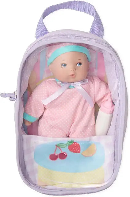 Madame Alexander 8 inch Take Along Cuties Baby Doll Lavender