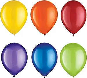 Assorted Pearlized Latex Balloons, 12", 8 ct.