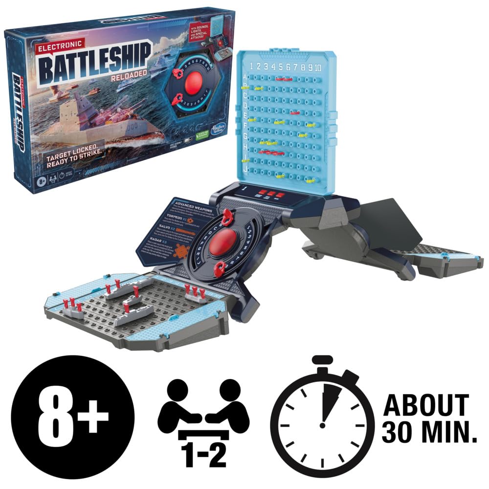Electronic Battleship Reloaded Board Game - image 3