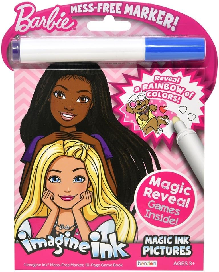 Barbie Coloring & Activity Book (Imagine Ink) -Mess Free Marker