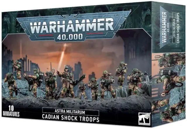 Astra Militarum: Cadian Shock Troops - Warhammer 40,000 Miniature Kit