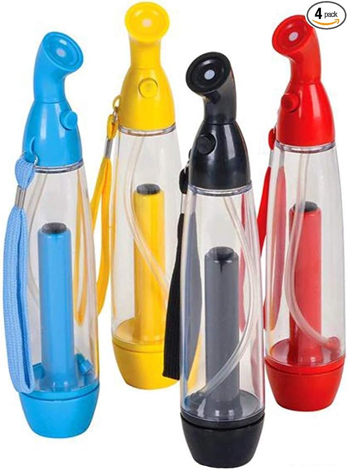 Pump Mister Cooling Spray Bottles with Carrying Loop - Portable Misting Sprayers for Camping, Outdoor Patio, Hiking