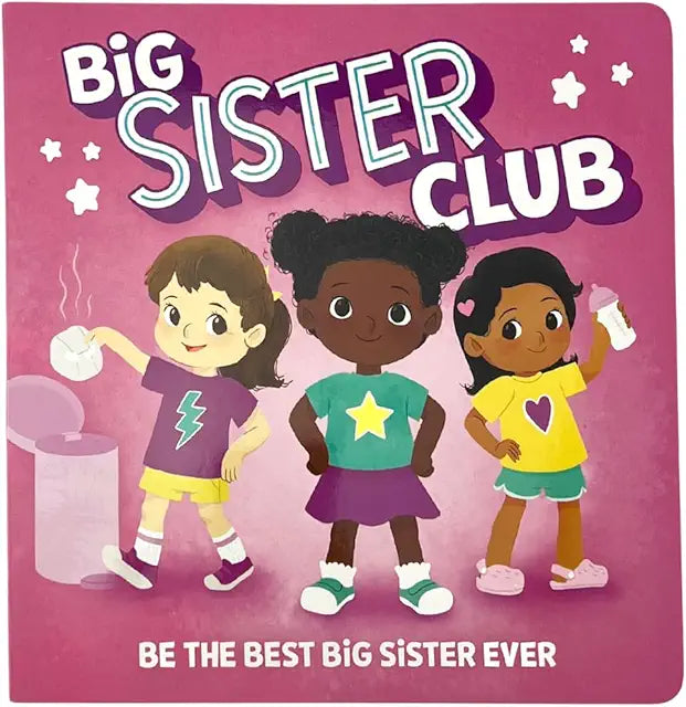 Big Sister Club board book stickers reward chart new big sister gift