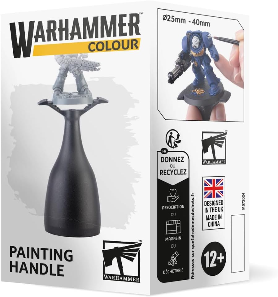 Warhammer Colour Painting Handle 25mm to 40mm Bases