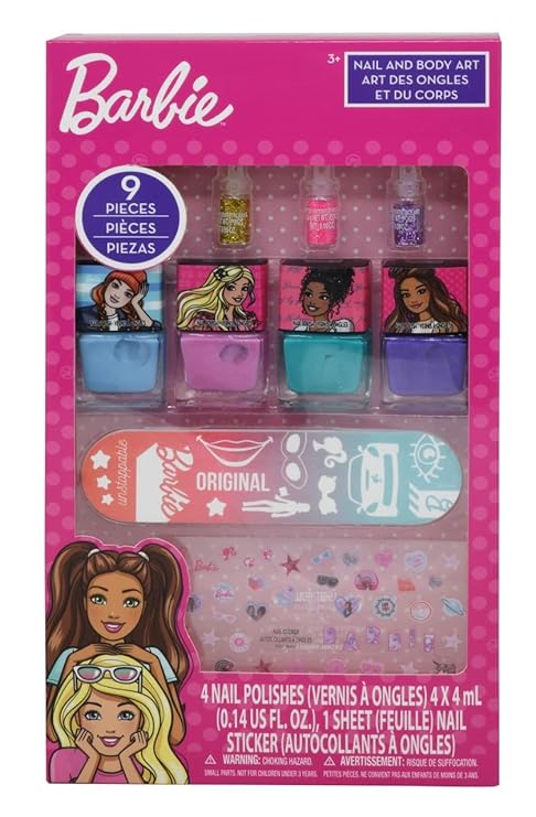 Barbie 4 Pack Nail Polish with Accessories