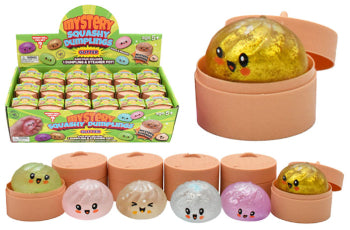 Mystery Squishy Dumpling (Glitter) 1.8" - Find the Gold One!