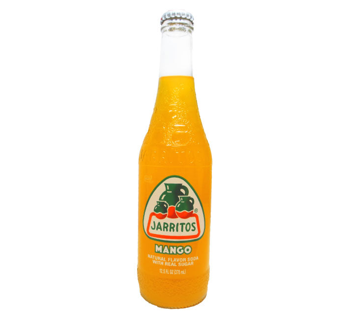 Jarritos Mango Soda - 12.5 oz Glass Bottle - Mexican Craft Soda