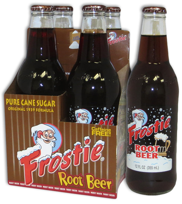Frostie Root Beer - 12 oz Glass Bottle - Classic Craft Soda