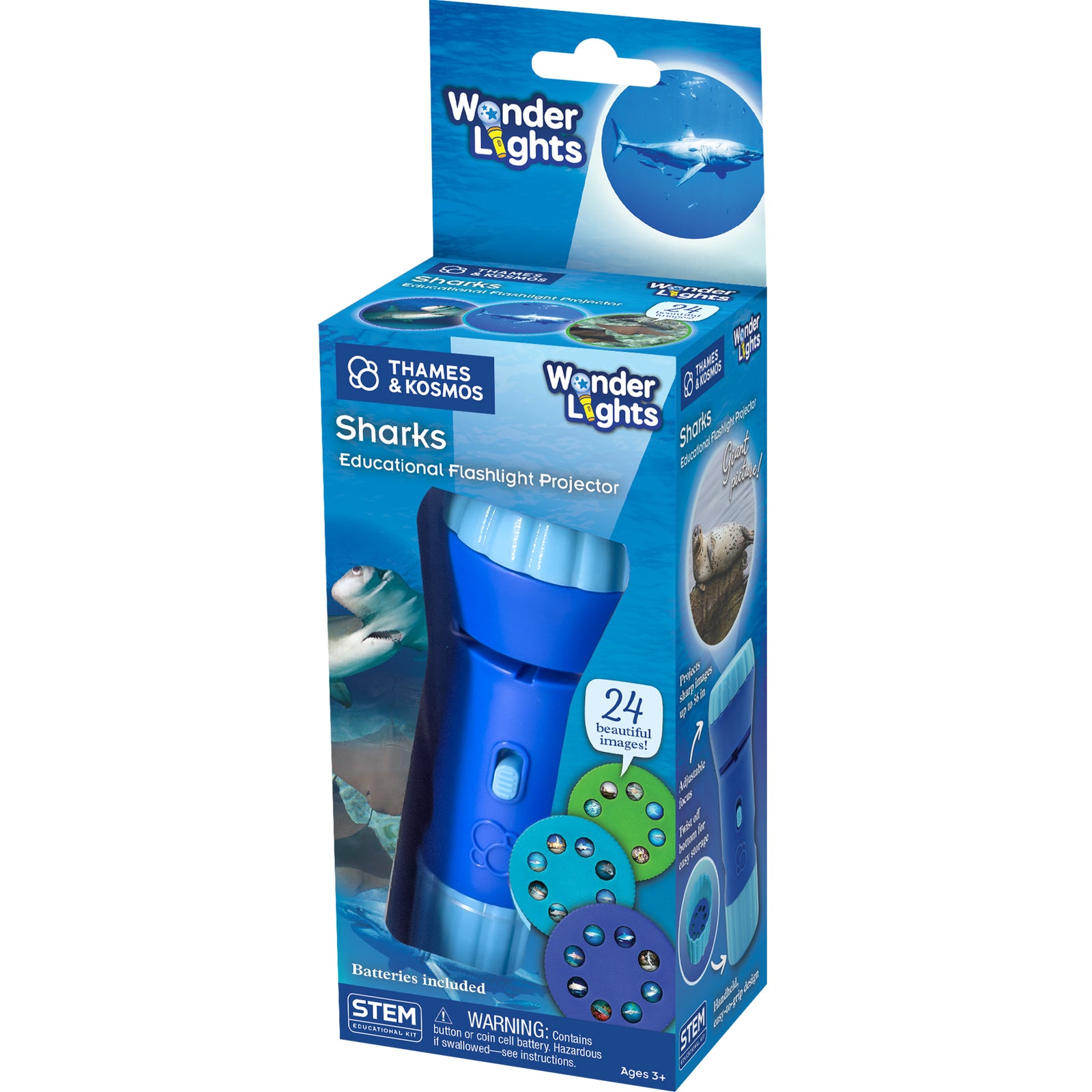 Wonder Lights: Sharks Educational Flashlight Pro