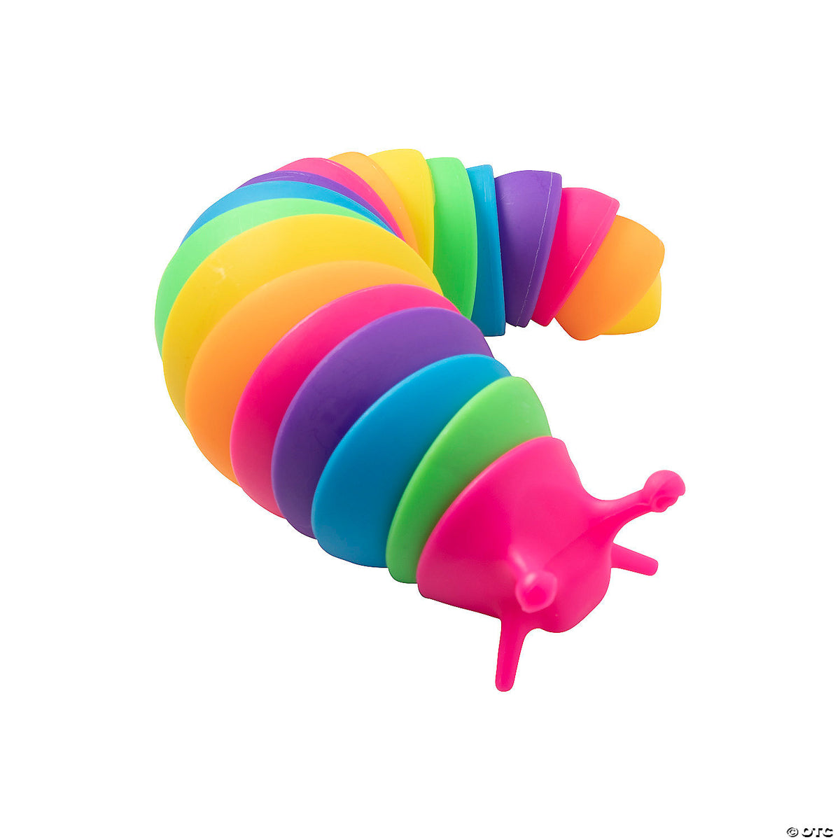 7 1/2" Rainbow Super Sensory Plastic Fidget Slugs (1 Piece)
