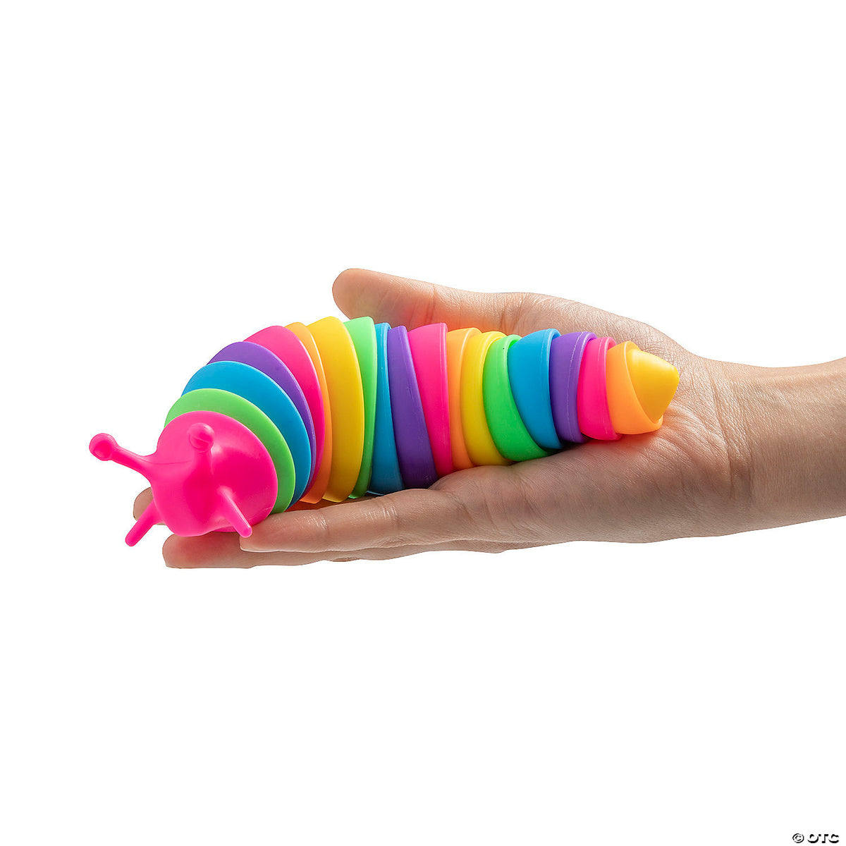 7 1/2" Rainbow Super Sensory Plastic Fidget Slugs (1 Piece)