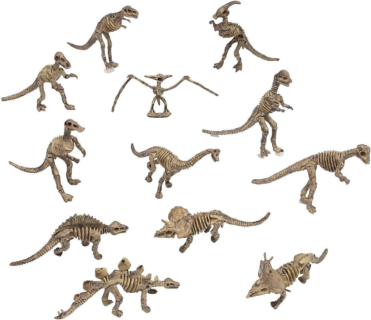 Dinosaur Skeletons, 12 Pieces